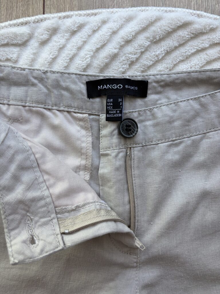 Mango len nadrág (XS)